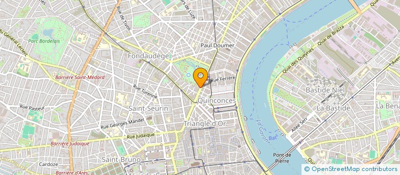 localisation de l'entreprise SCI DU 25 BIS COURS DE VERDUN  BORDEAUX