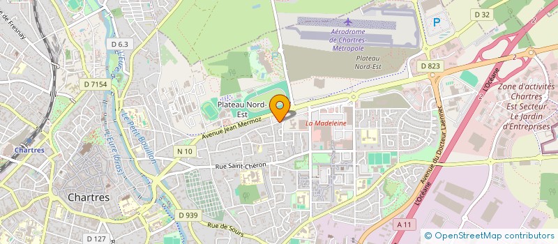 localisation de l'entreprise SCI DU 25 BOULEVARD CHASLES à CHARTRES