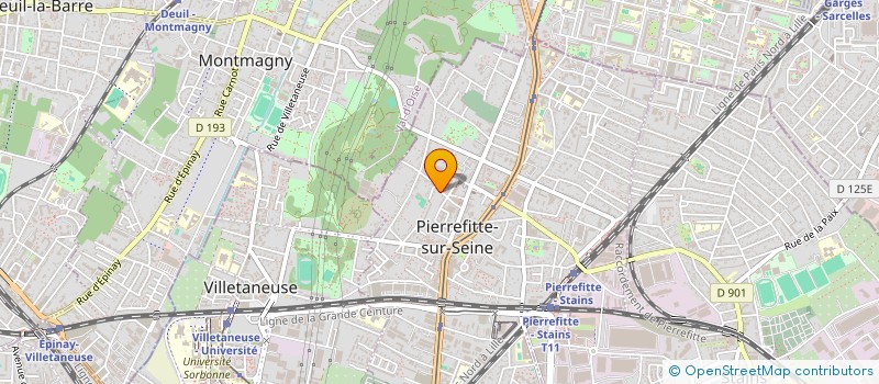 localisation de l'entreprise SCI DU 25 R MAURICE DAVID à PIERREFITTE-SUR-SEINE
