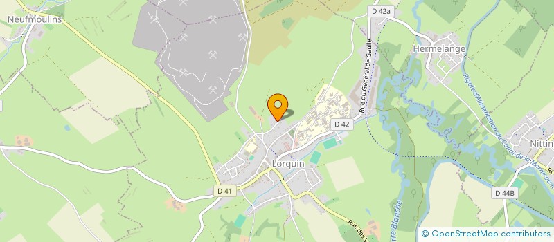 localisation de l'entreprise SCI DU 25 RUE DE LORRAINE  LORQUIN