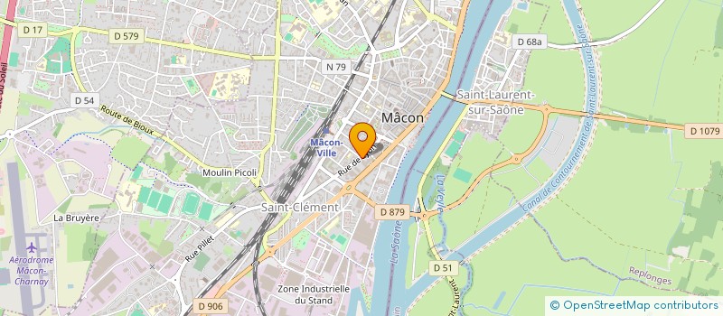 localisation de l'entreprise SCI DU 25 RUE DE LYON  MACON