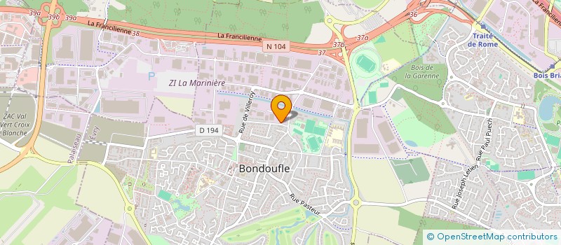 localisation de l'entreprise SCI DU 25 RUE DES FORGES à BONDOUFLE
