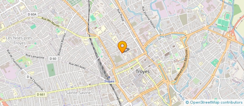 localisation de l'entreprise SCI DU 25 RUE DIDEROT à TROYES