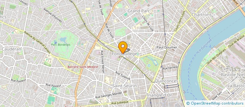 localisation de l'entreprise SCI  DU 25 RUE DU TEMPS PASSE  BORDEAUX