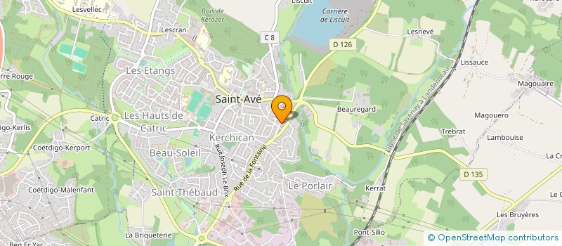 localisation de l'entreprise SCI DU 25 RUE FIDEL HABERT  SAINT-AVE