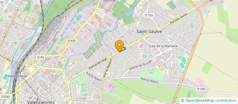 localisation de l'entreprise SCI DU 25 RUE JEAN JAURES  SAINT-SAULVE