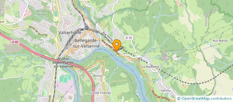 localisation de l'entreprise SCI DU 25 RUE JOSEPH MARION à VALSERHONE