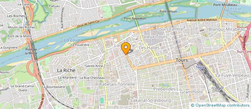 localisation de l'entreprise SCI DU 25 RUE LEON BOYER  TOURS