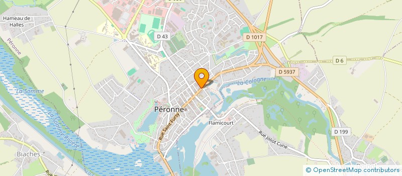 localisation de l'entreprise SCI DU 25 RUE SAINT SAUVEUR  PERONNE
