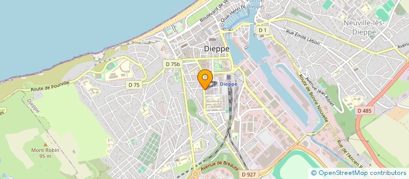localisation de l'entreprise SCI DU 25 RUE THIERS à DIEPPE