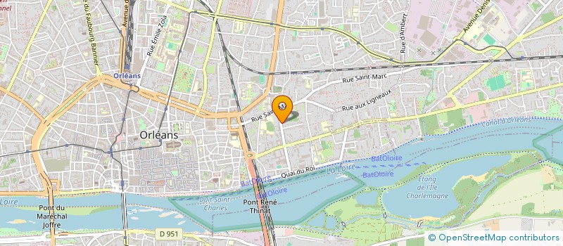 localisation de l'entreprise SCI DU 253 DE LA RUE BOURGOGNE  ORLEANS