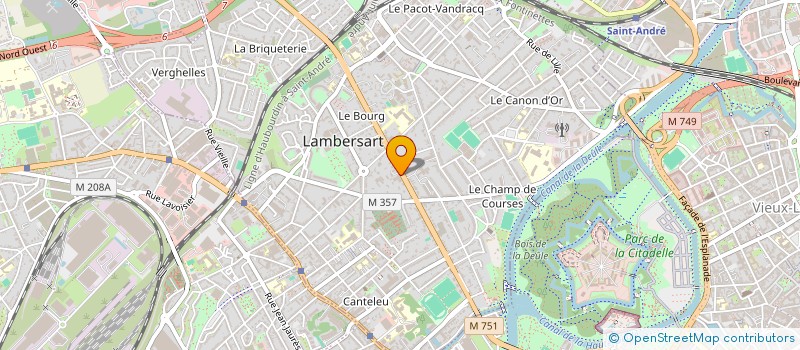 localisation de l'entreprise SCI  DU 255 277 AVE DE L HIPPODROME à LAMBERSART