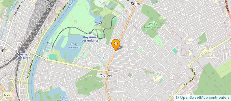 localisation de l'entreprise SCI DU 256 AV HENRI BARBUSSE à DRAVEIL
