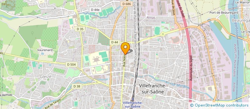 localisation de l'entreprise SCI DU 257 RUE NATIONALE  VILLEFRANCHE-SUR-SAONE