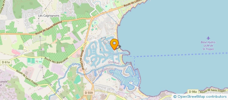 localisation de l'entreprise SCI DU 26 28 DE LA PLACE DU 14 JUIN à GRIMAUD