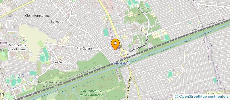 localisation de l'entreprise SCI DU 26 AV DE LA GARE à VILLEPINTE