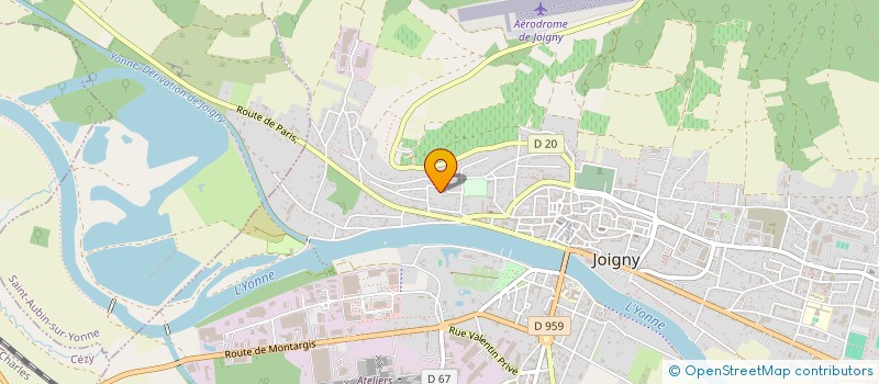 localisation de l'entreprise SCI DU 26 AV PIERRE DE COURTENAY à JOIGNY