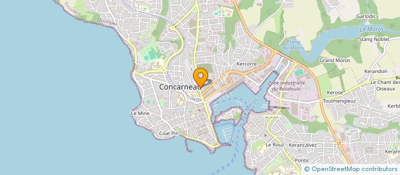 localisation de l'entreprise SCI DU 26 AVENUE DE LA GARE  CONCARNEAU