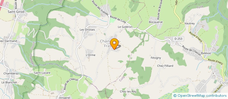 localisation de l'entreprise SCI DU 26 AVENUE DU PARMELAN  CHAINAZ-LES-FRASSES