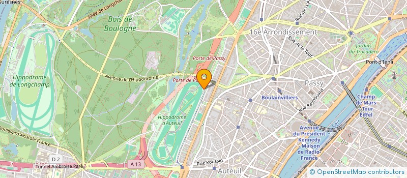 localisation de l'entreprise SCI DU 26 AVENUE FOCH  PARIS