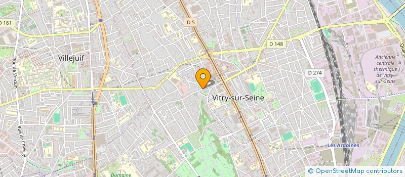 localisation de l'entreprise SCI DU 26 B RUE EDOUARD TREMBLAY  VITRY-SUR-SEINE