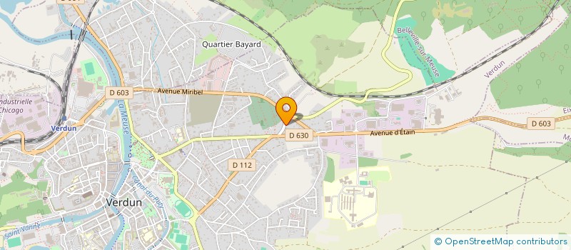 localisation de l'entreprise SCI DU 26 CHEMIN DE LA GRANDE MURAILLE à VERDUN