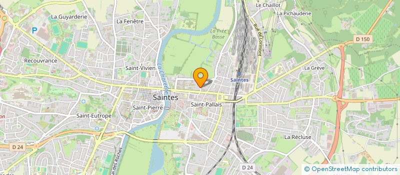 localisation de l'entreprise SCI DU 26 JANVIER  SAINTES