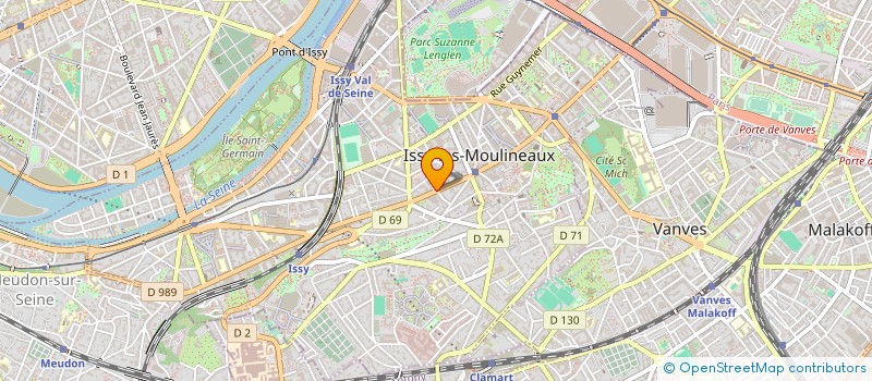 localisation de l'entreprise SCI DU 26 QUAI LOUIS BLERIOT 75016 PARIS à ISSY-LES-MOULINEAUX