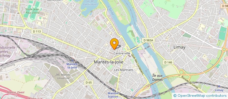 localisation de l'entreprise SCI DU 26 RUE AUGUSTE GOUST  MANTES-LA-JOLIE