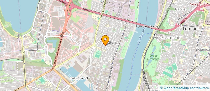 localisation de l'entreprise SCI DU 26 RUE BELLE ETOILE  BORDEAUX