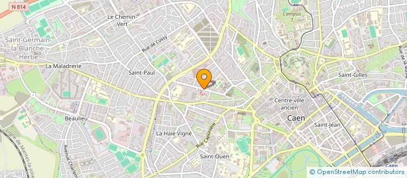 localisation de l'entreprise SCI DU 26 RUE D HASTINGS à CAEN