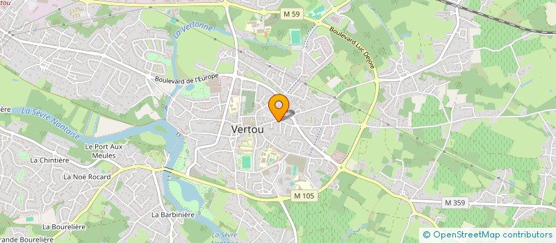 localisation de l'entreprise SCI DU 26 RUE DE L'ILE DE FRANCE  VERTOU