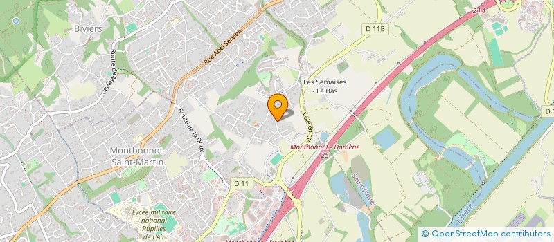 localisation de l'entreprise SCI DU 26 RUE DE LA POSTE  MONTBONNOT-SAINT-MARTIN