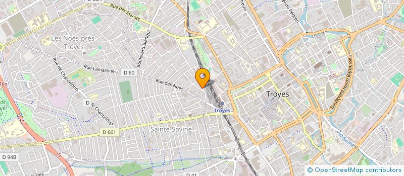 localisation de l'entreprise SCI DU 26 RUE DES FOSSES PATRIS  TROYES