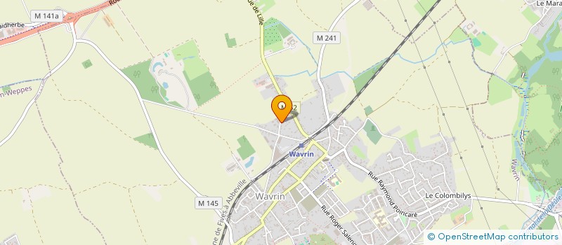 localisation de l'entreprise SCI DU 26 RUE DU GENERAL DE GAULLE  WAVRIN