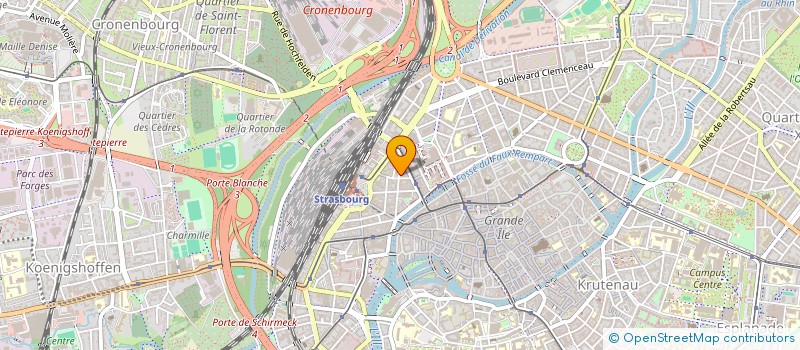 localisation de l'entreprise SCI DU 26 RUE KAGENECK  STRASBOURG