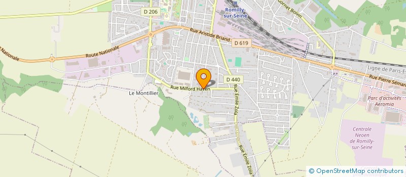 localisation de l'entreprise SCI DU 26 RUE MILFORD HAVEN  ROMILLY-SUR-SEINE