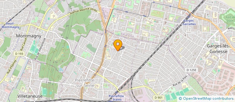 localisation de l'entreprise SCI DU 26 RUE MONTCALM à PIERREFITTE-SUR-SEINE