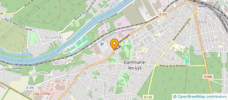 localisation de l'entreprise SCI DU 26 RUE ST LIESNE à DAMMARIE-LES-LYS