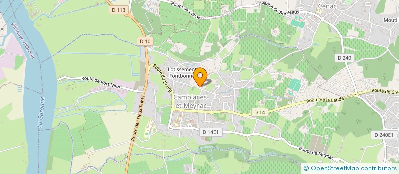 localisation de l'entreprise SCI DU 26 TER  CAMBLANES-ET-MEYNAC