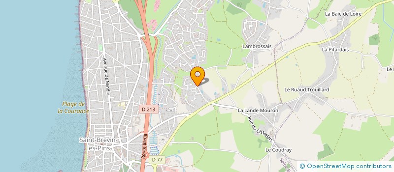 localisation de l'entreprise SCI DU 263 AVE DE MINDIN à SAINT-BREVIN-LES-PINS