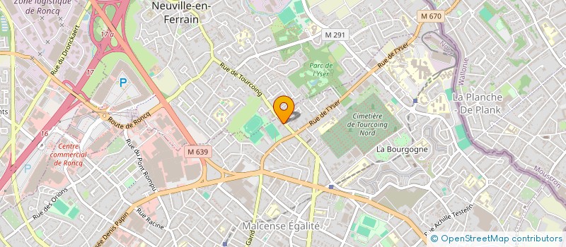 localisation de l'entreprise SCI DU 268 270 RUE DE GAND A TOURCOING  TOURCOING