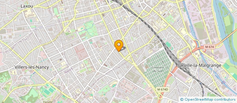 localisation de l'entreprise SCI DU 268 RUE JEANNE D'ARC  NANCY