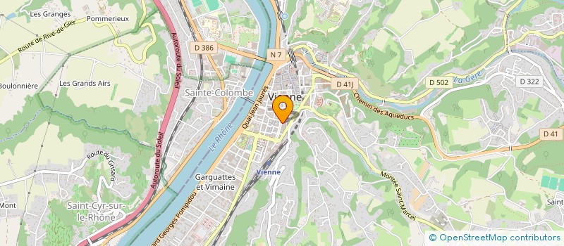 localisation de l'entreprise SCI DU 27  VIENNE