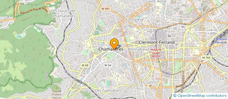 localisation de l'entreprise SCI DU 27 AV DE ROYAT à CHAMALIERES