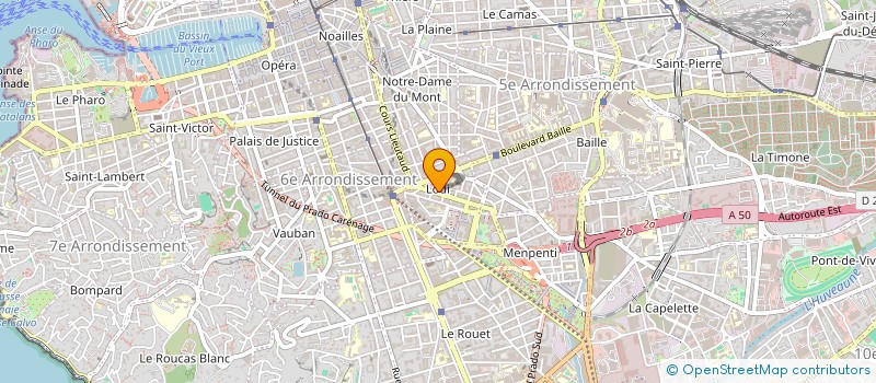 localisation de l'entreprise SCI DU 27 BD D'ATHENES à MARSEILLE