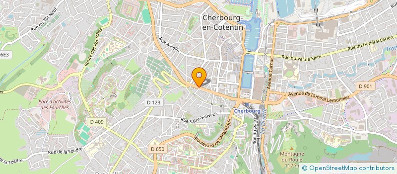 localisation de l'entreprise SCI DU 27 BD MENDES FRANCE à CHERBOURG-EN-COTENTIN