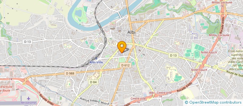 localisation de l'entreprise SCI DU 27 PLACE EDMOND CANET à ALBI