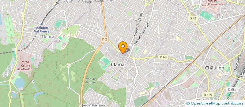 localisation de l'entreprise SCI DU 27 R PAUL VAILLANT COUTURIER à CLAMART