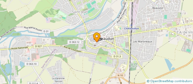 localisation de l'entreprise SCI DU 27 RUE DE LA MADELEINE à CHATEAUDUN